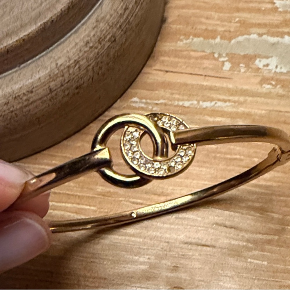 Michael Kors Gold Bracelet with Crystal Accents